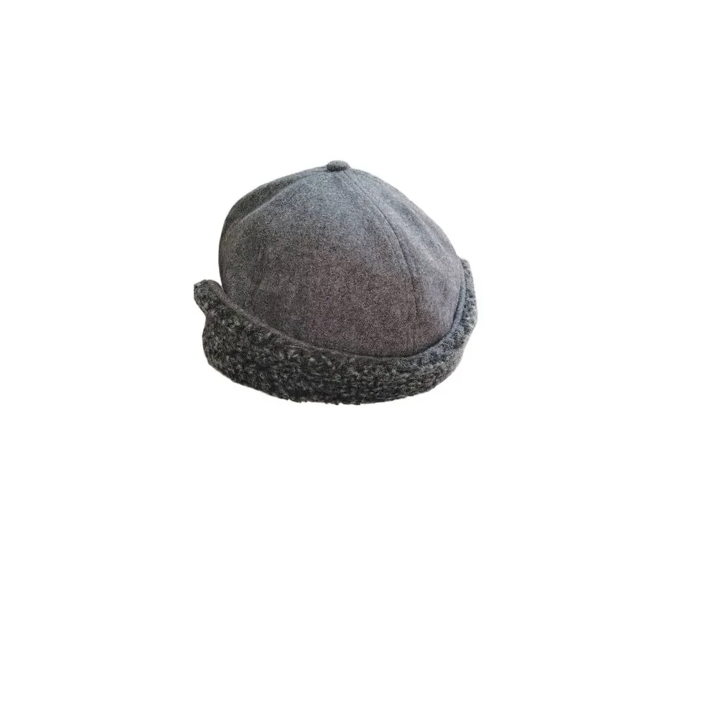 Harley-Davidson Willie G Skull Sherpa Ear Flap Fitted Hat Gray 7 3/8 New